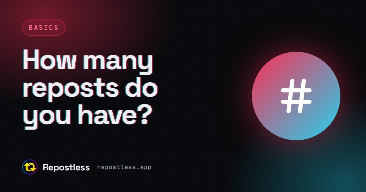 How to check how many reposts you have on TikTok