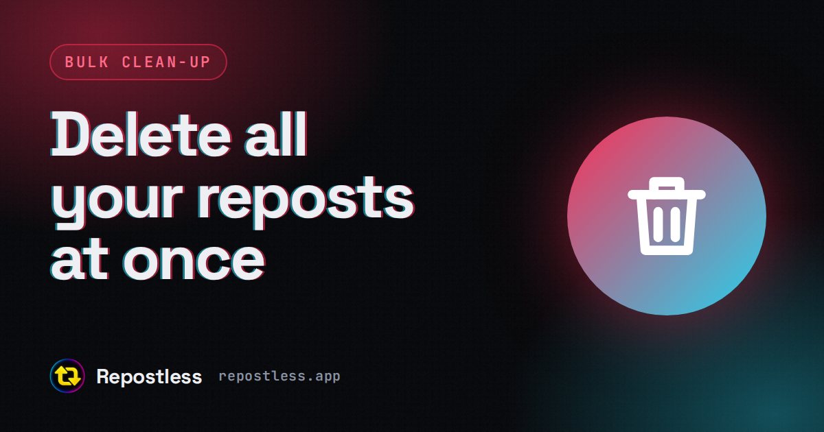 How to delete all your TikTok reposts at once